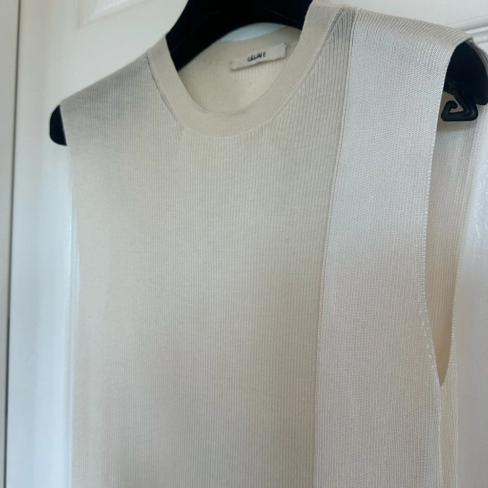 Celine Ivory Knit Top - Picture 8 of 15